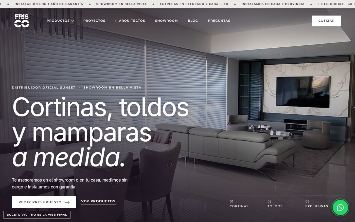 Web nueva de Frisco